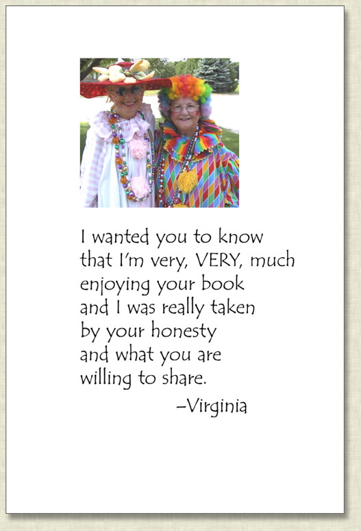 Suzanne's "poster from her mom"